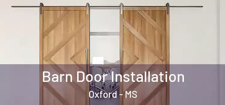  Barn Door Installation Oxford - MS